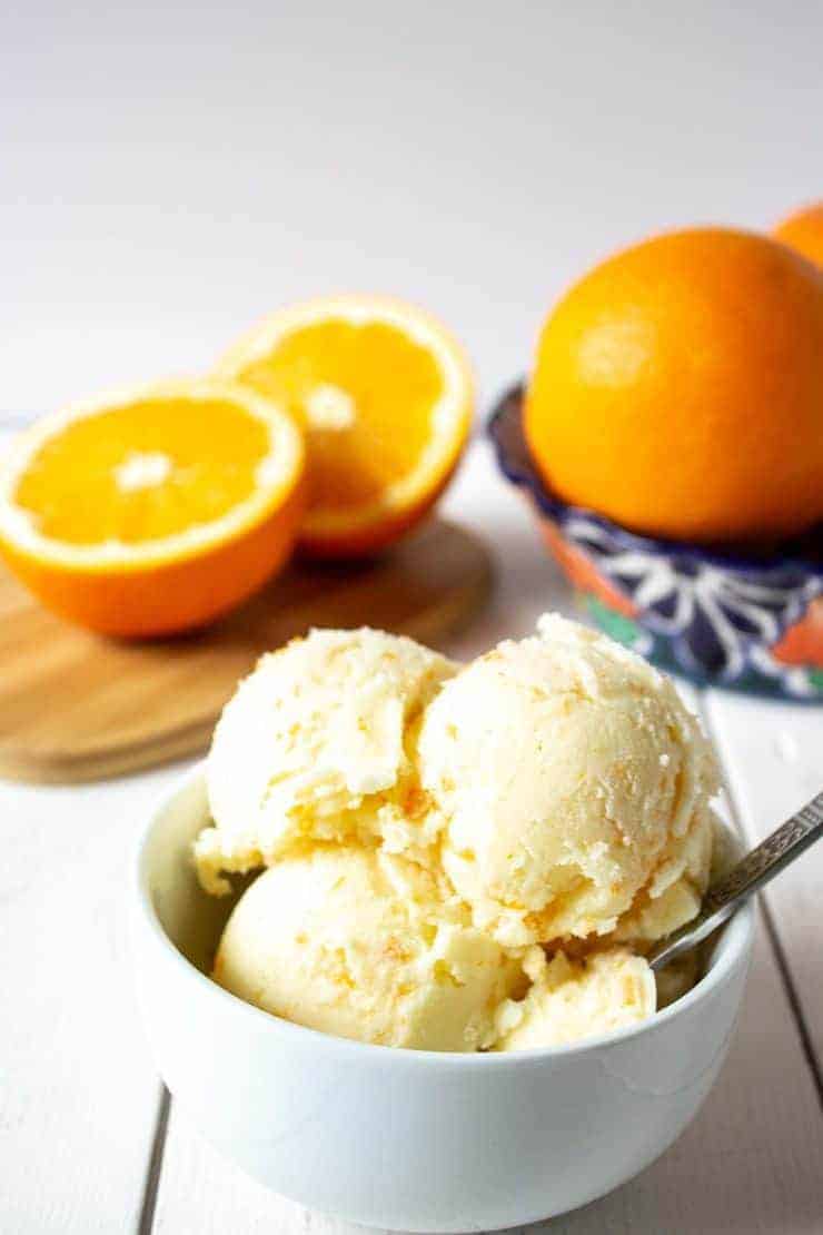 orange sherbet