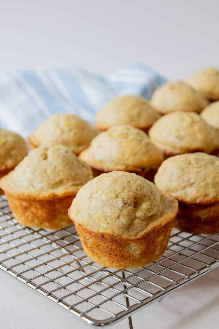 Banana Walnut Muffins - Beyond The Chicken Coop
