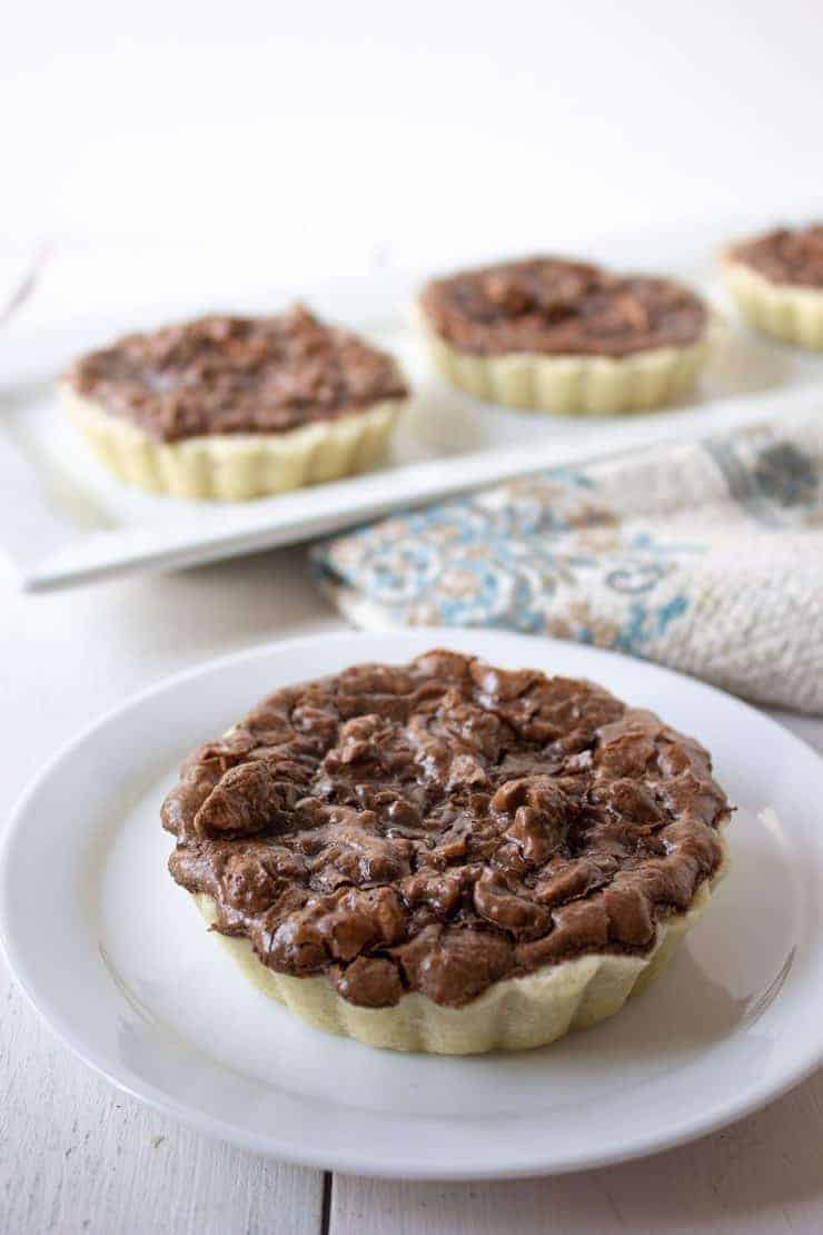 chocolate walnut tart