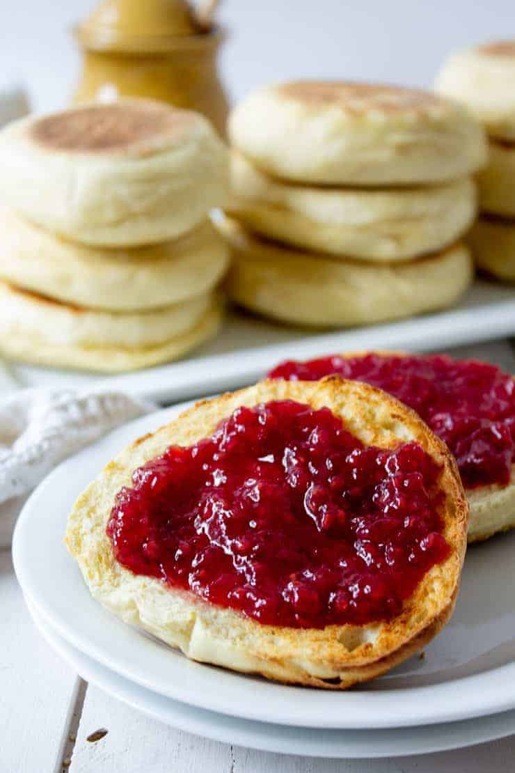 sourdough english muffins