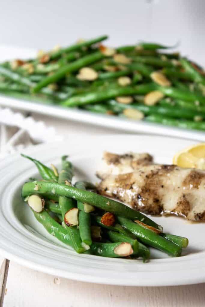 Green Bean Almondine Beyond The Chicken Coop