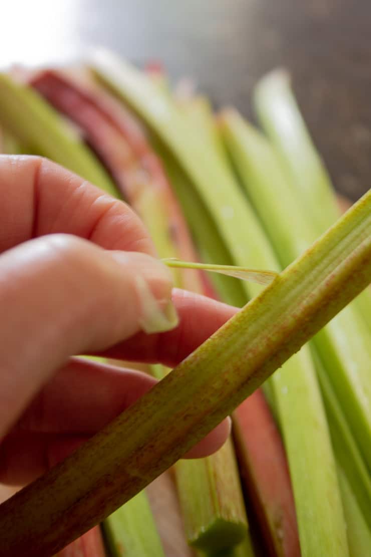 Freezing Rhubarb Beyond The Chicken Coop