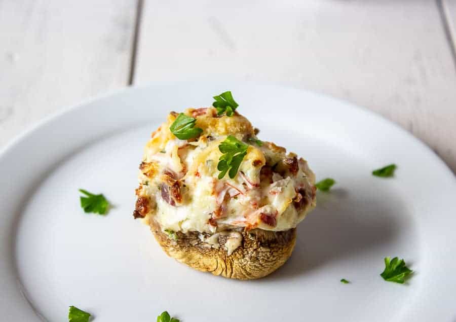 Crab Stuffed Mushrooms Beyond The Chicken Coop