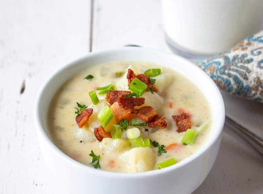 Creamy Potato Soup - Beyond The Chicken Coop