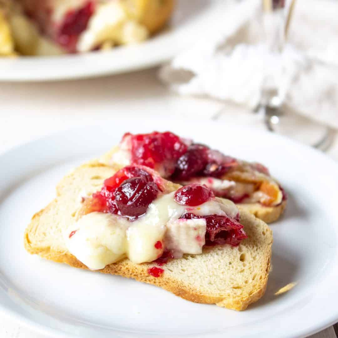 Baked Brie with Cranberries - Beyond The Chicken Coop