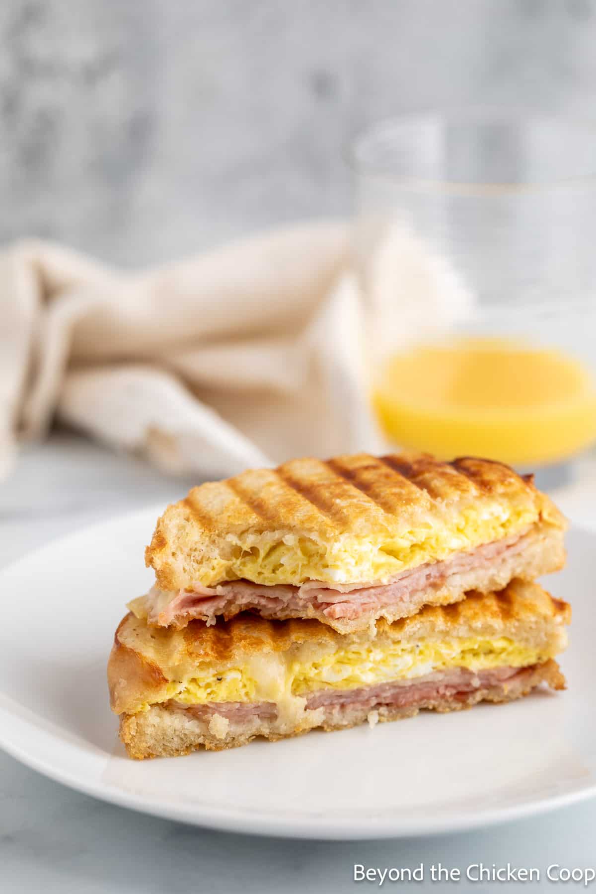 Breakfast Panini - Beyond The Chicken Coop