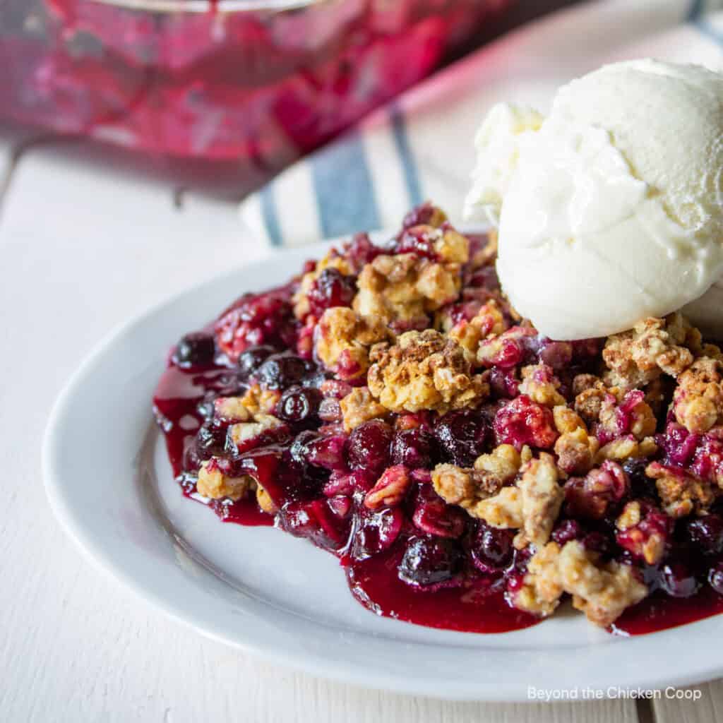 Huckleberry Crisp Beyond The Chicken Coop