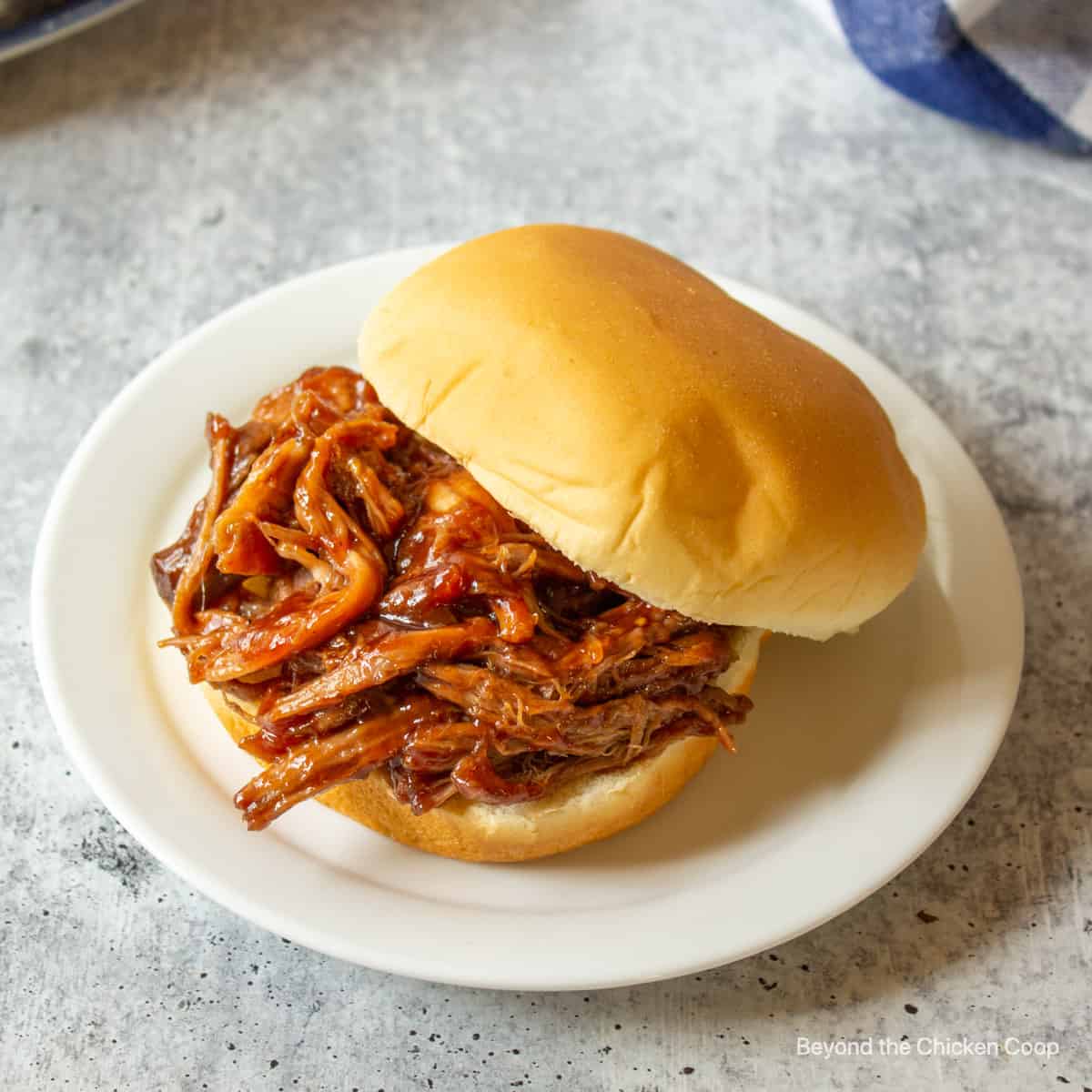 Crockpot BBQ Pulled Pork - Beyond The Chicken Coop