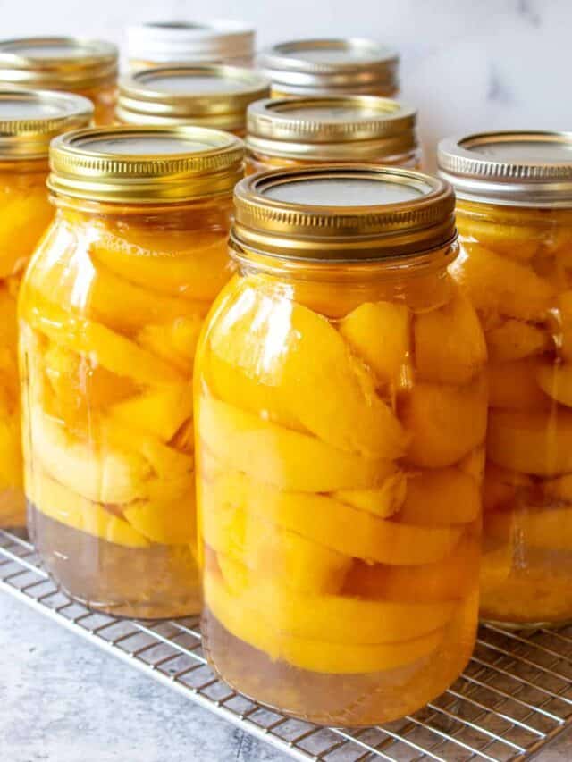 How to Can Peaches