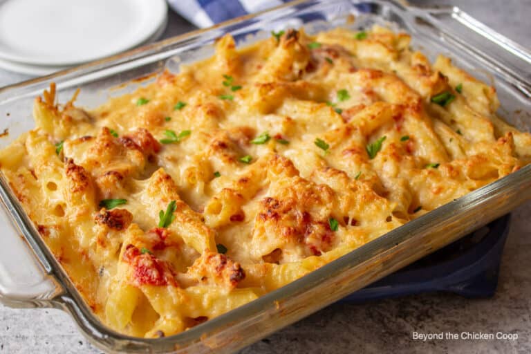 Chicken Pasta Bake Beyond The Chicken Coop