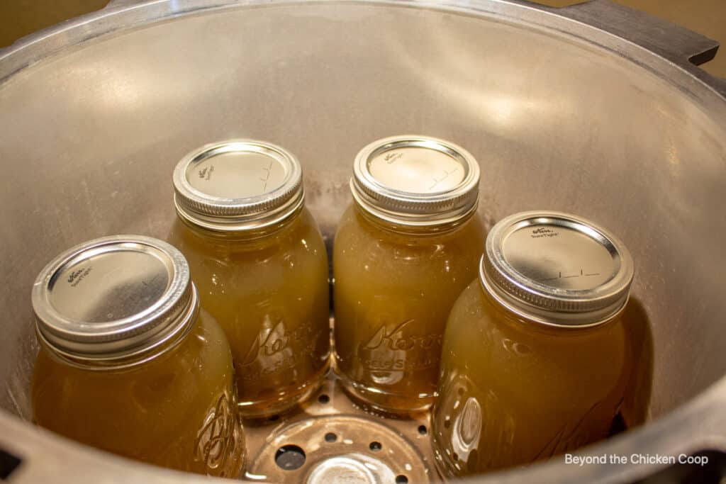 Canning Chicken Stock Beyond The Chicken Coop