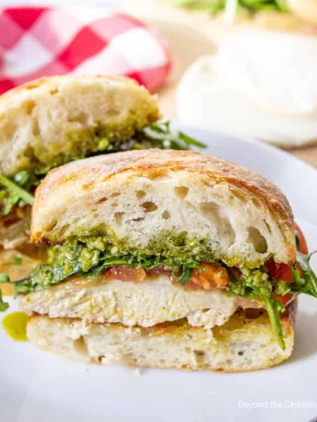Chicken Pesto Sandwich