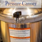 A large pressure canning pot.