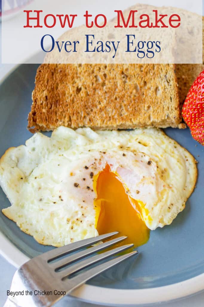 An egg with a runny yolk.