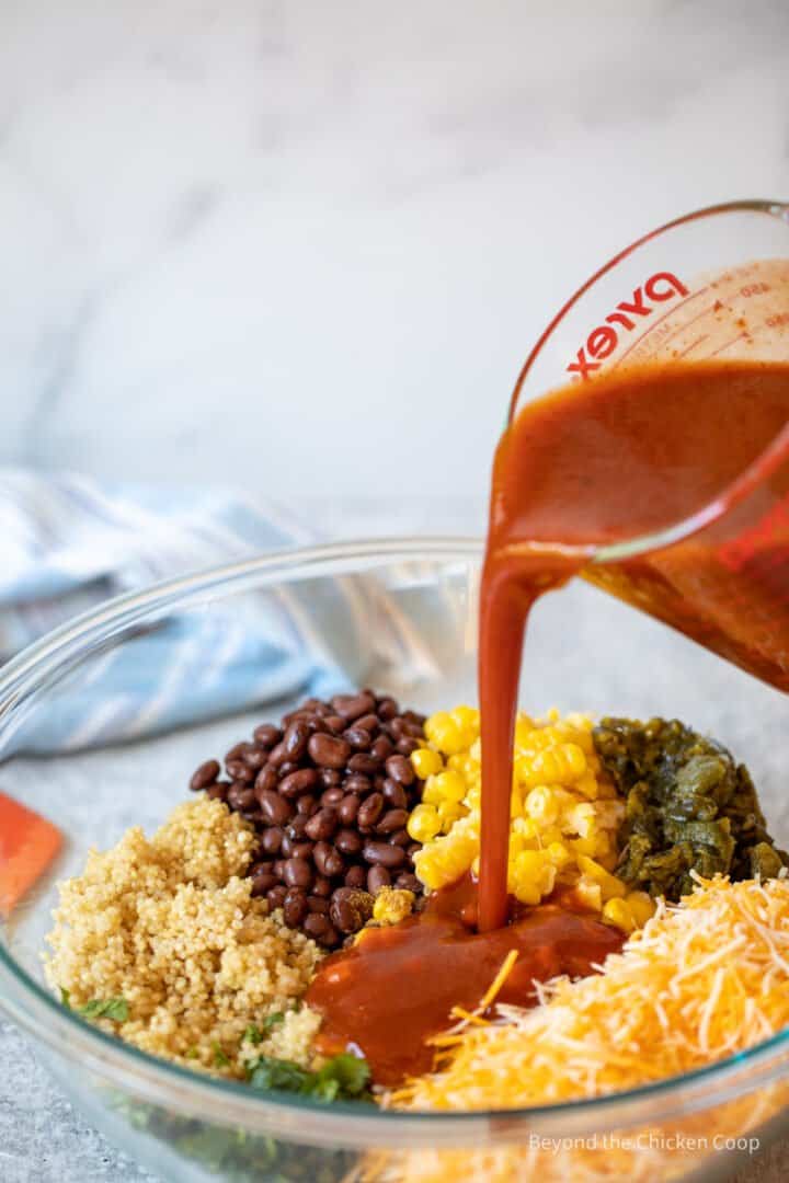 Quinoa Enchilada Bake Beyond The Chicken Coop
