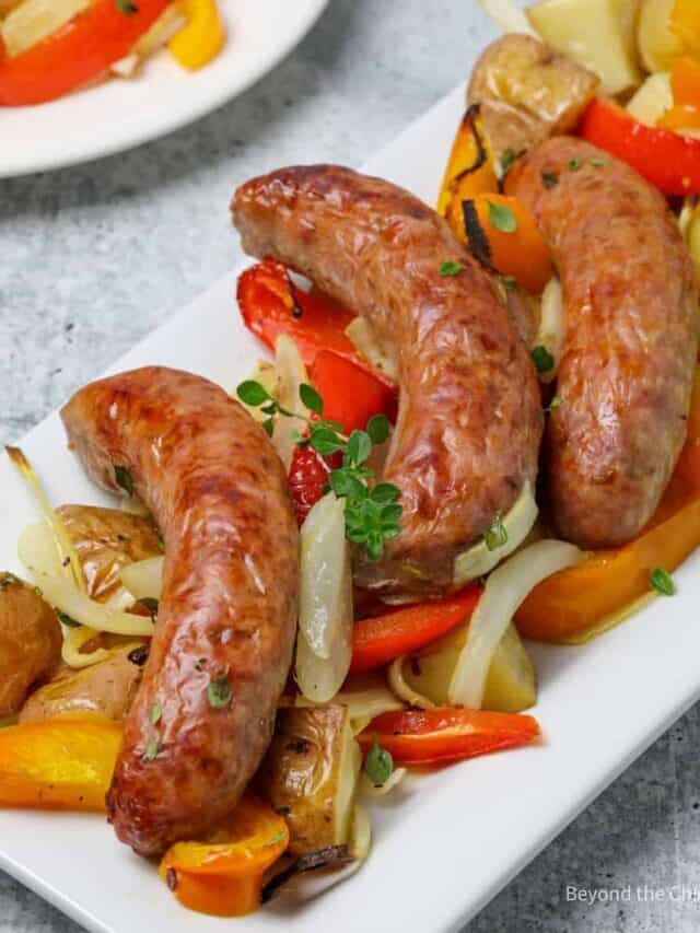 Sheet Pan Italian Sausage Dinner