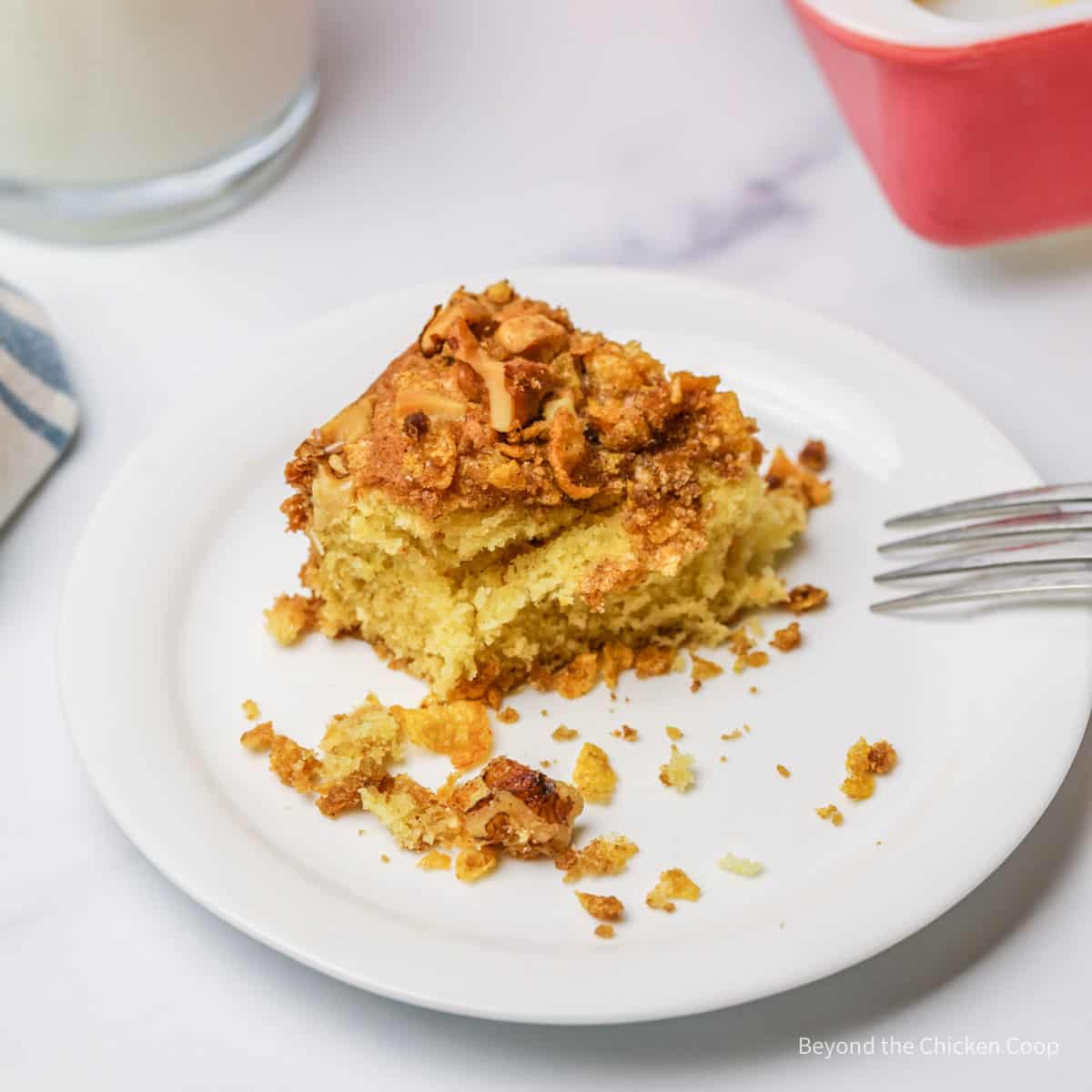 Corn Flake Coffee Cake - Beyond The Chicken Coop