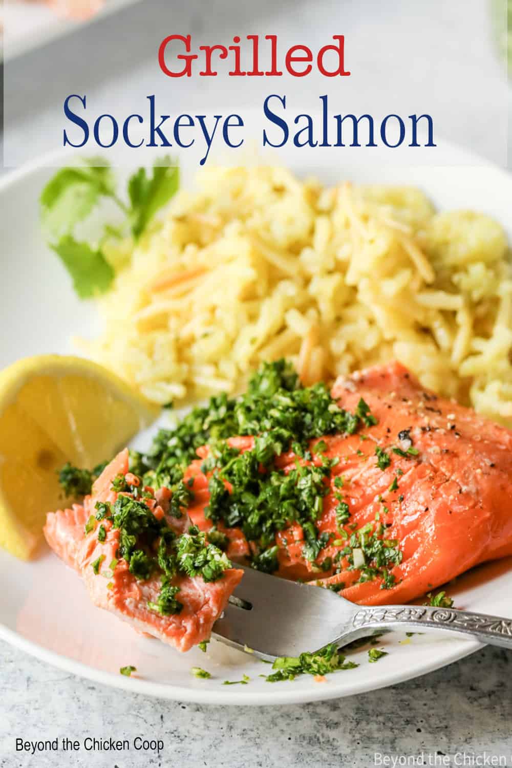 Grilled Sockeye Salmon - Beyond The Chicken Coop