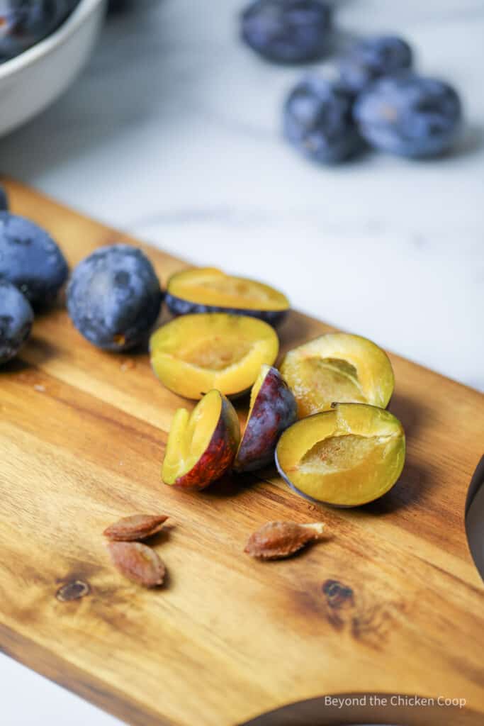 How to Dry Plums - Beyond The Chicken Coop