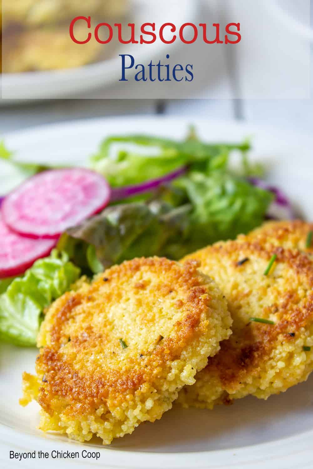 Couscous Cheddar Cakes Beyond The Chicken Coop