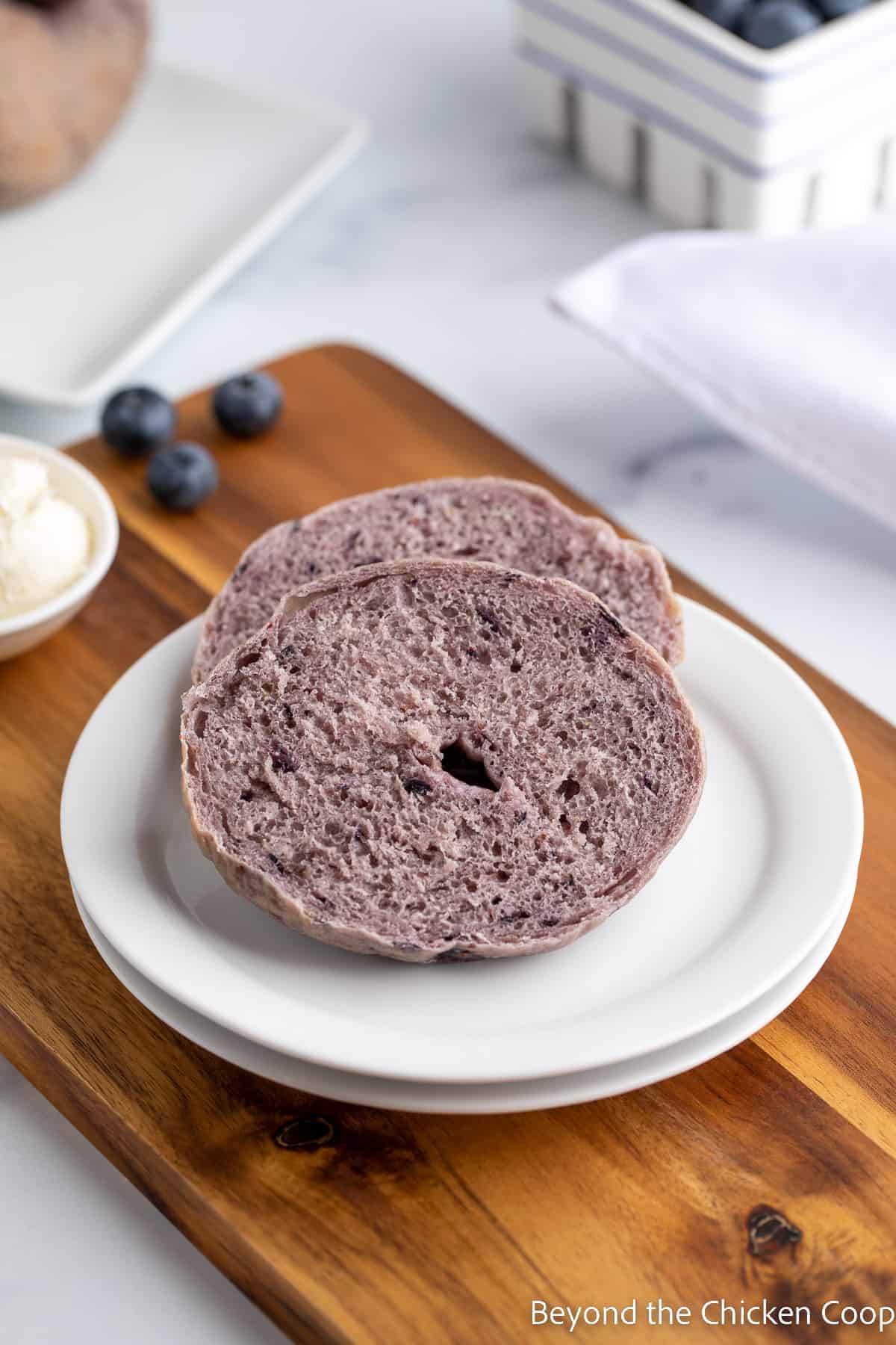 Blueberry Bagels Beyond The Chicken Coop