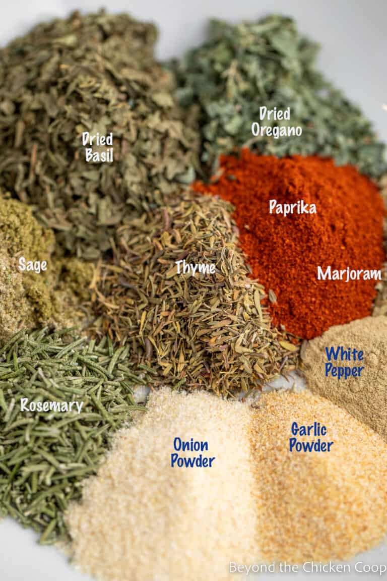 Homemade Poultry Seasoning Beyond The Chicken Coop