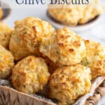 A basket filled with rustic biscuits.