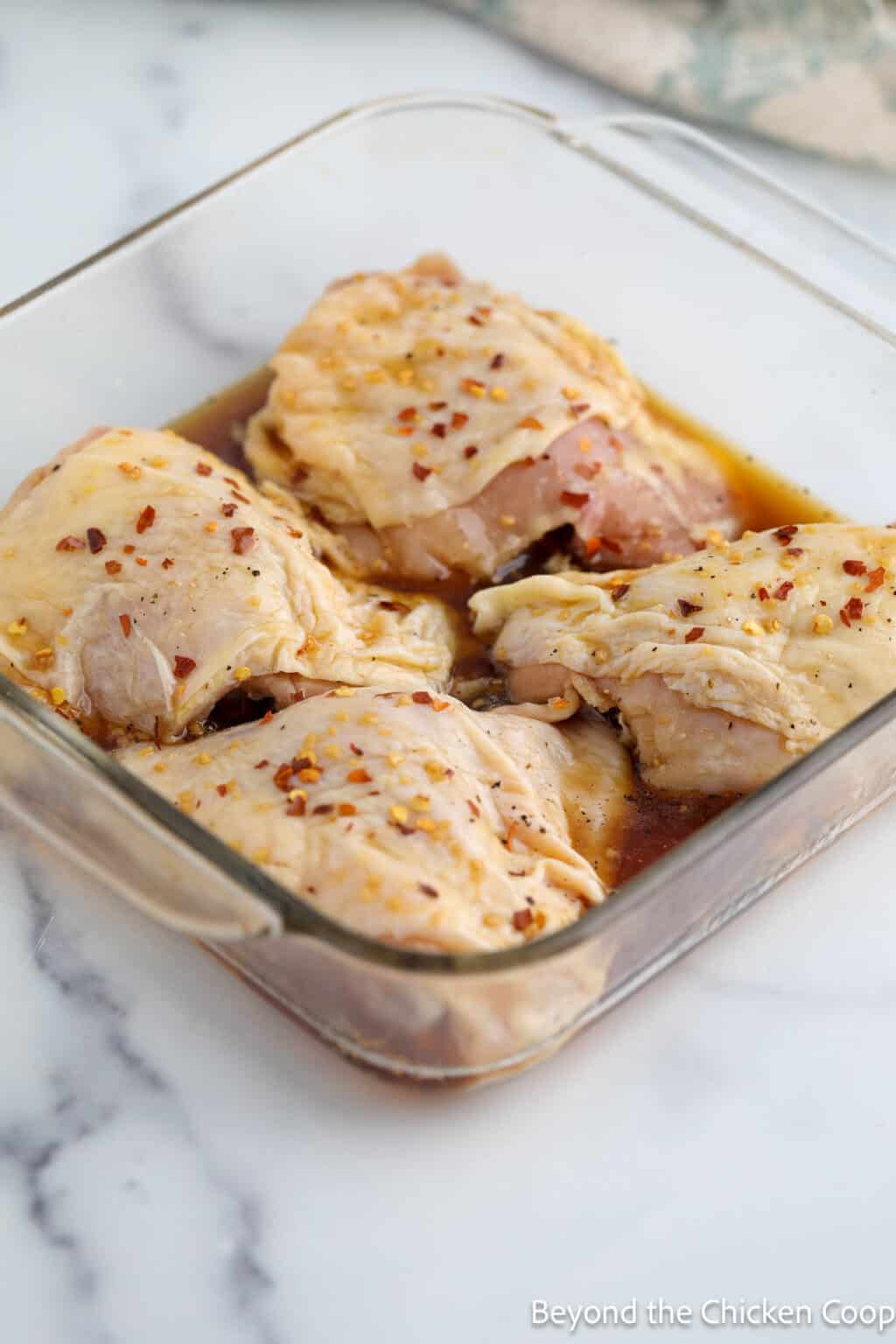 Baked Honey Chicken Thighs - Beyond The Chicken Coop