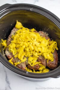 Crock Pot Italian Beef Sandwiches - Beyond The Chicken Coop