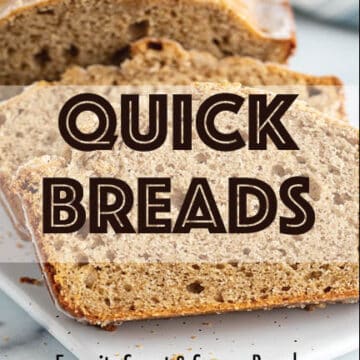 Cover of a cookbook titled Quick Breads.