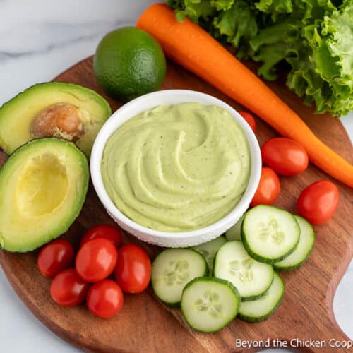 Lime Avocado Ranch Dressing