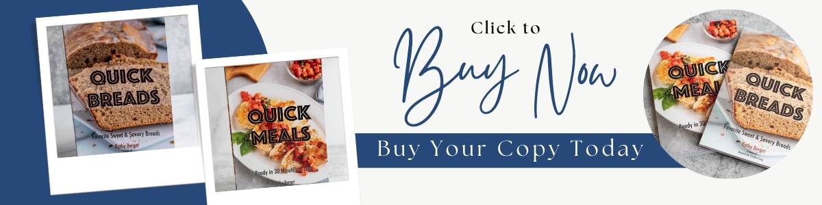 Buy my cookbooks now. 