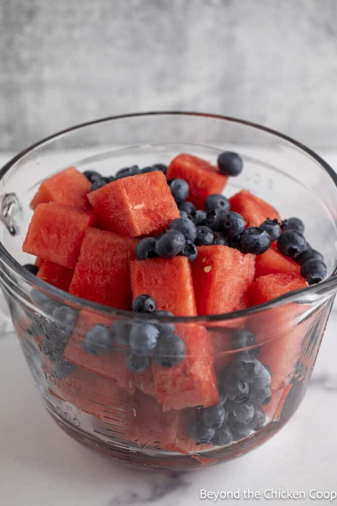 Blue Raspberry Watermelons Blueberry Watermelon Salad - Beyond The Chicken Coop
