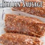 Vacuum seal bags filled with homemade sausage.