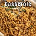 Green beans in a yellow dish.