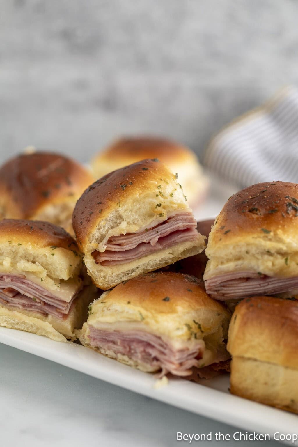 Ham and Cheese Sliders - Beyond The Chicken Coop